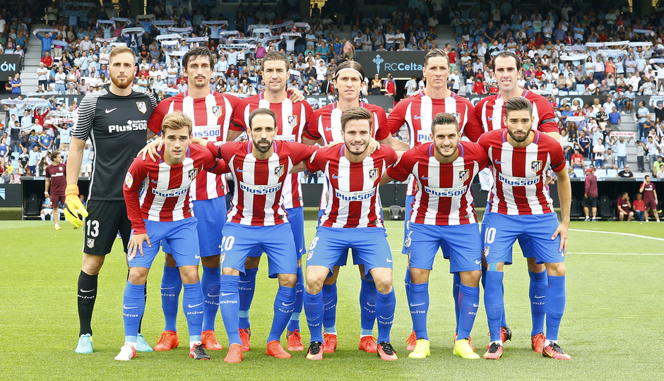 Temp. 16/17 | Celta - Atlético de Madrid | Once